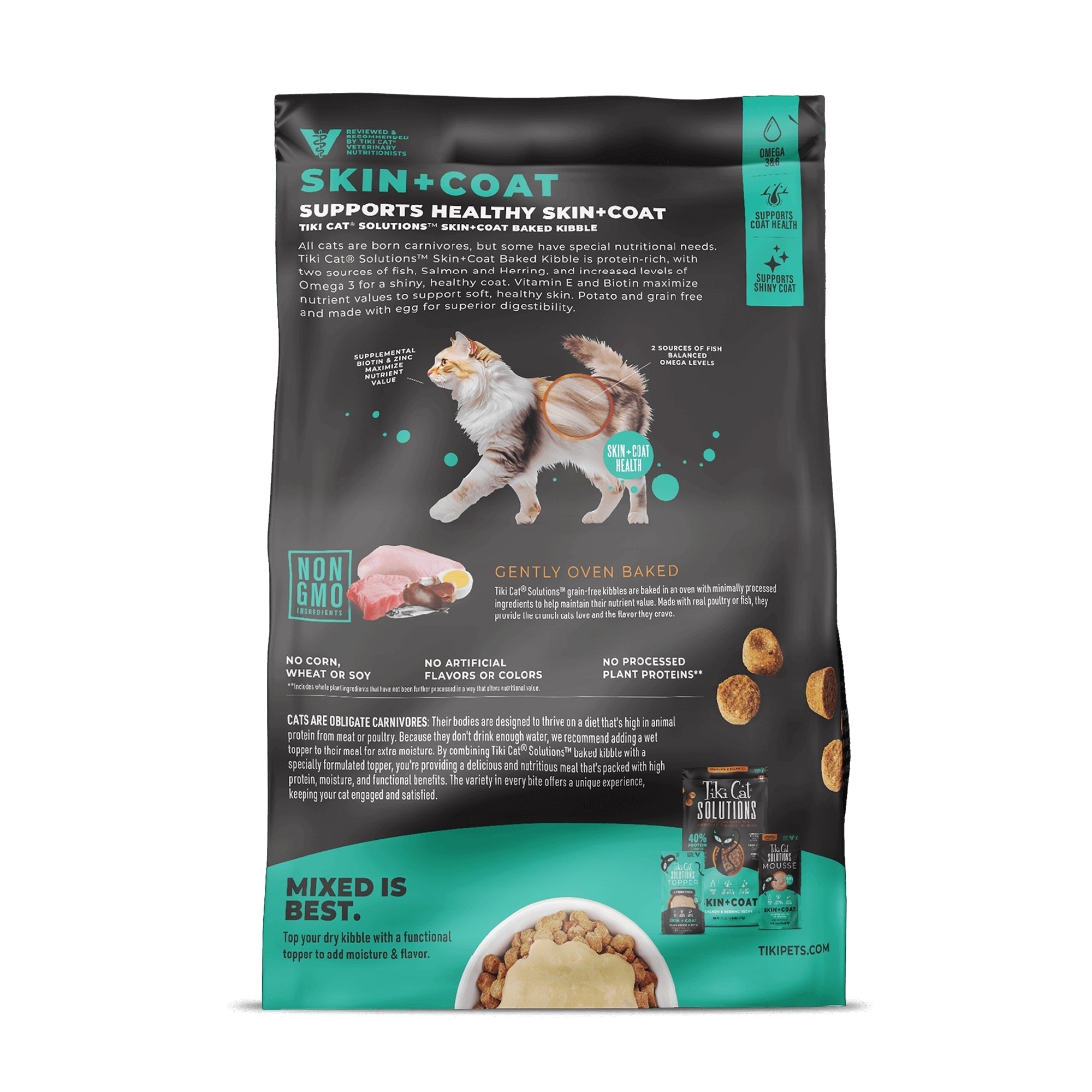 Tiki Pet Cat Solutions Skin & Coat Salmon 5.6Lb