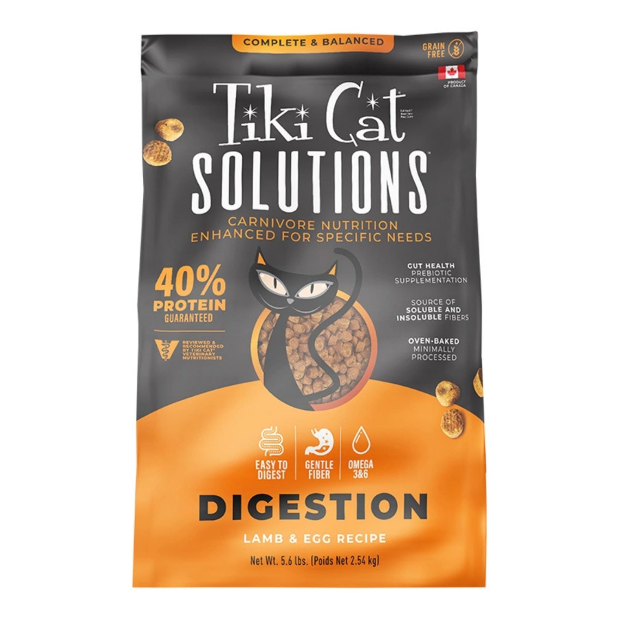 Tiki Pet Cat Solutions Digestion Lamb 5.6Lb