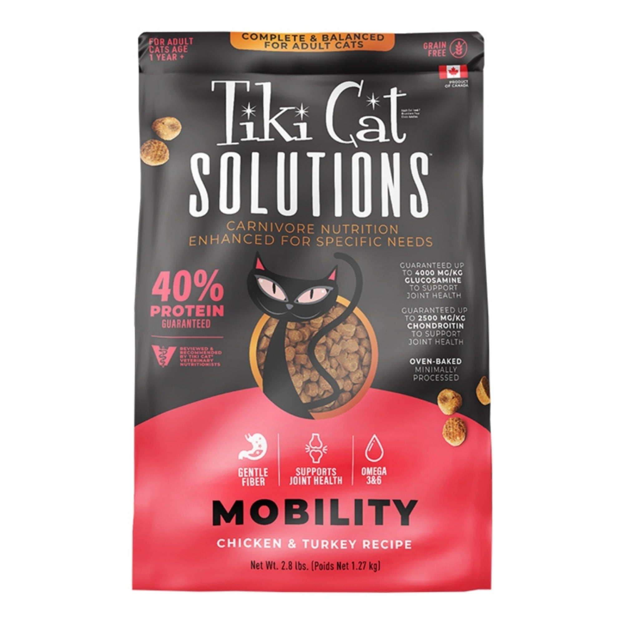 Tiki Pet Cat Solutions Mobility Chicken & Turkey 2.8Lb