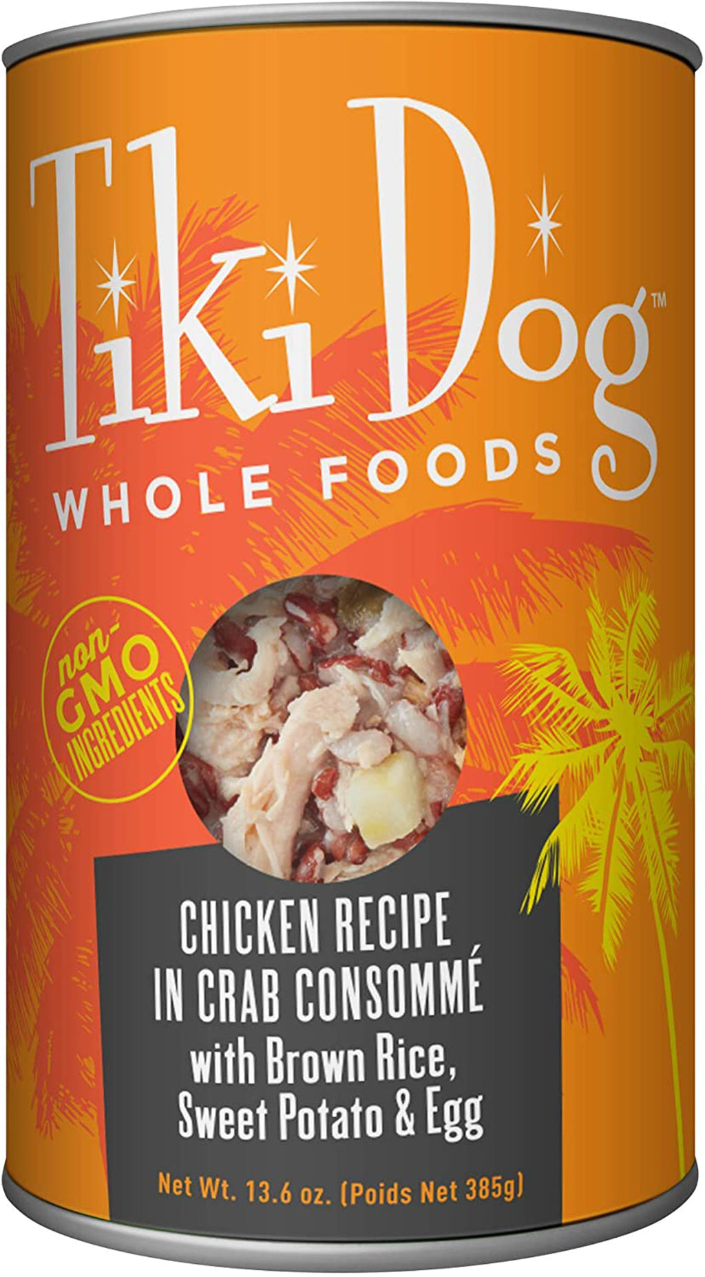 Tiki Pets Dog Whole Foods Chicken Recipe In Crab Consomm 13.6Oz. (Case Of 12)