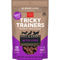 Cloud Star Chewy Tricky Trainers Liver Flavor Dog Treats; 5oz. Bag