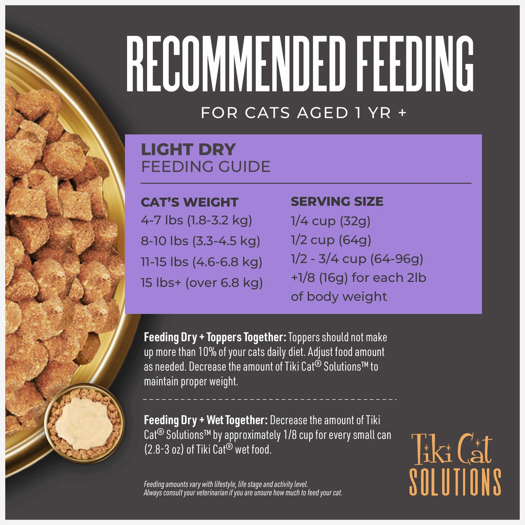 Tiki Pet Cat Solutions Light Turkey 2.8Lb