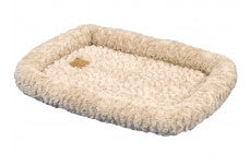 SnooZZy Plush Bolster Kennel Dog Mat Tan 1ea/XL