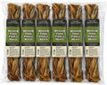 Medium Pork Pizzle Braid Dog Chew Treats, 0.8 oz Each, 6 Pack