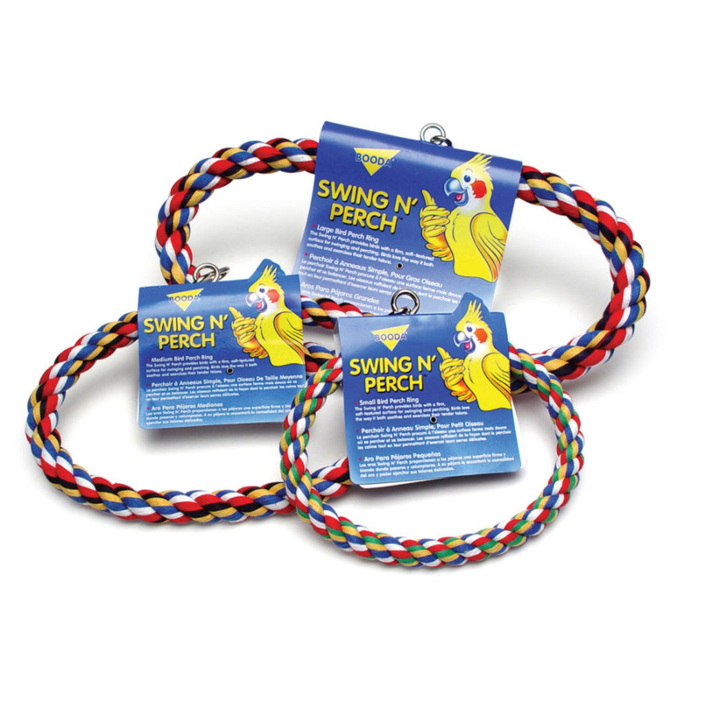 JW Pet Swing N Perch Ring Multi-Color 1ea/LG
