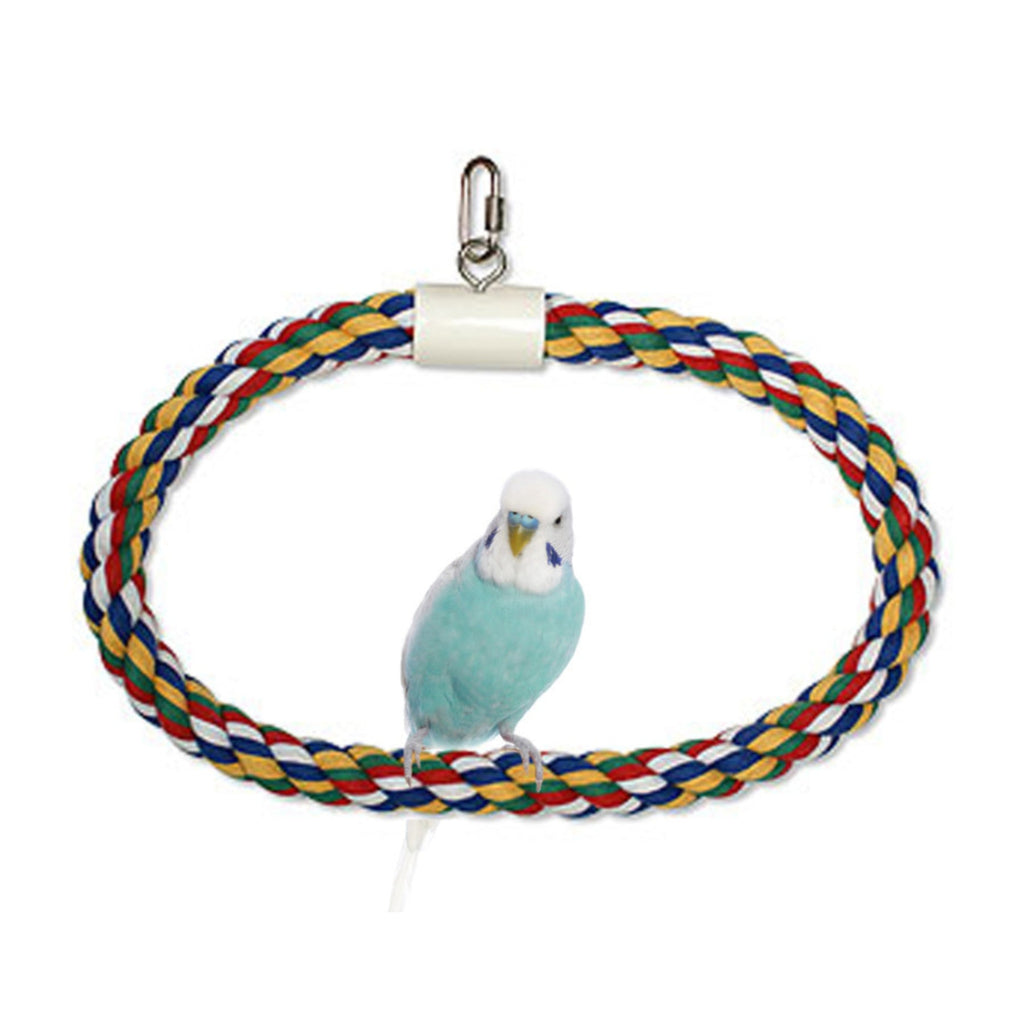 JW Pet Swing N Perch Ring Multi-Color 1ea/LG