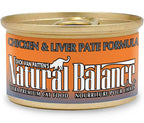 Natural Balance Pet Foods Ultra Premium Wet Cat Food Chicken & Liver Pate 24ea/3 oz