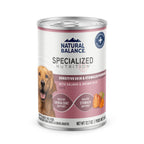 Natural Balance Pet Foods Specialized Sensitive Skin & Stomach Canned Dog Food Salmon & Brown Rice 12.7oz. (Case of 12)