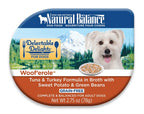 Natural Balance Pet Foods Delectable Delights Wooferole in Broth Dog Food 2.75 oz 24 Pack