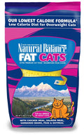 Natural Balance Pet Foods Fat Cats Chicken and Salmon Formula Low Calorie Dry Cat Food 6 lb