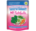 Natural Balance Pet Foods Original Ultra Platefulls Morsels in Gravy Wet Cat Food Pouch Chicken & Salmon 3oz