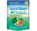 Natural Balance Pet Foods Original Ultra Platefulls Morsels in Gravy Wet Cat Food Pouch Turkey, Salmon & Chicken 3oz