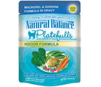 Natural Balance Pet Foods Original Ultra Platefulls Morsels in Gravy Wet Cat Food Pouch Mackerel & Sardine 3oz