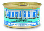 Natural Balance Pet Foods Tuna with Shrimp Formula Canned Cat Wet Food 5.5 oz 24 Pack