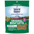 Natural Balance Pet Foods Rewards Crunchy Biscuits Small Breed Dog Treats Lamb & Brown Rice 1ea/14 oz
