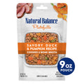 Natural Balance Pet Foods Original Ultra Platefulls Wet Dog Food Pouch Savory Duck & Pumpkin Recipe 9oz