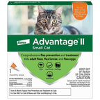 Advantage II Small Cat Single Dose Orange