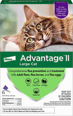 Advantage II Cat Large Purple 6-Pack (3 packs)