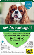 Advantage II Dog Medium Teal 6-Pack (3packs)