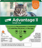 Advantage II Cat Small Orange 2-Pack (3packs)