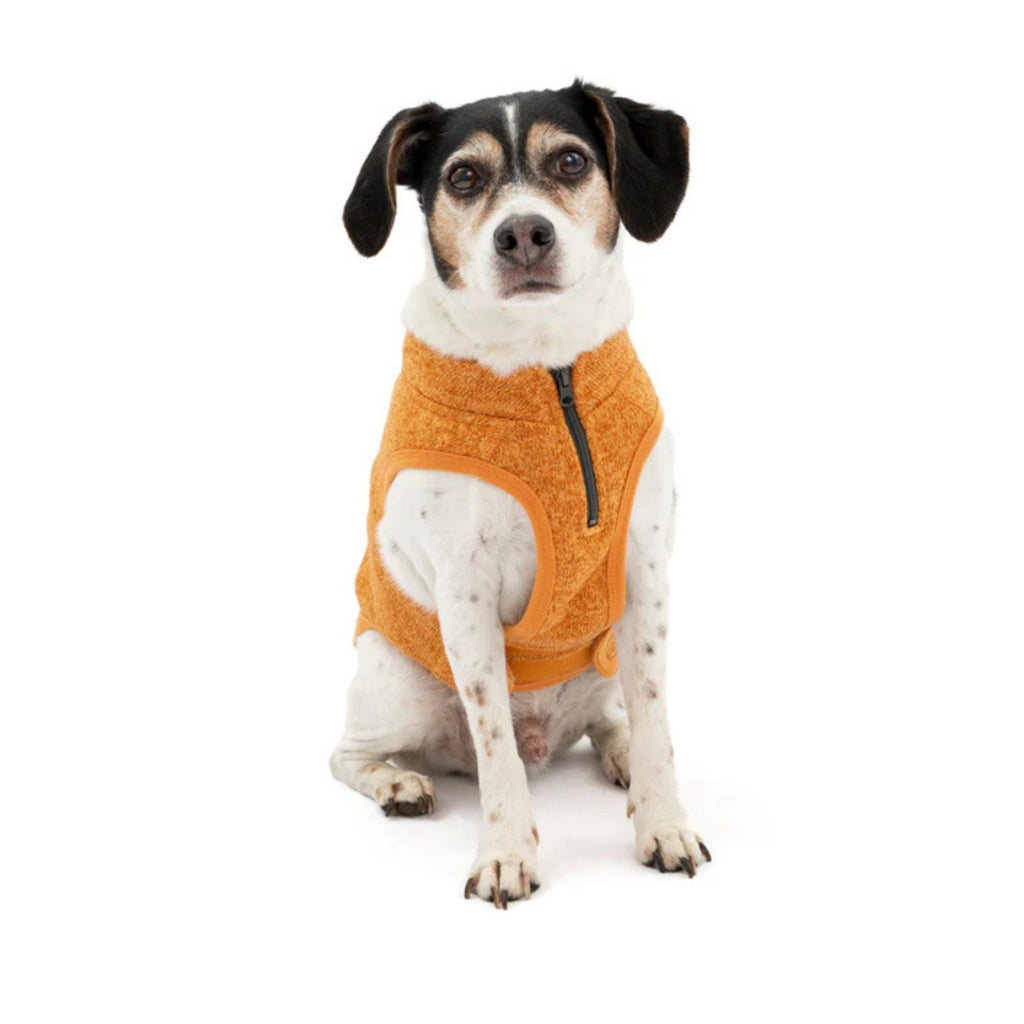 Kurgo Dog Core Sweater Heather Orange Extra Small