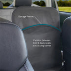 Kurgo Dog Rover Backseat Bridge Black/Charcoal