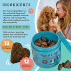 Natural Dog Company Dog Multivitamin Supplement Chews - 90 Count