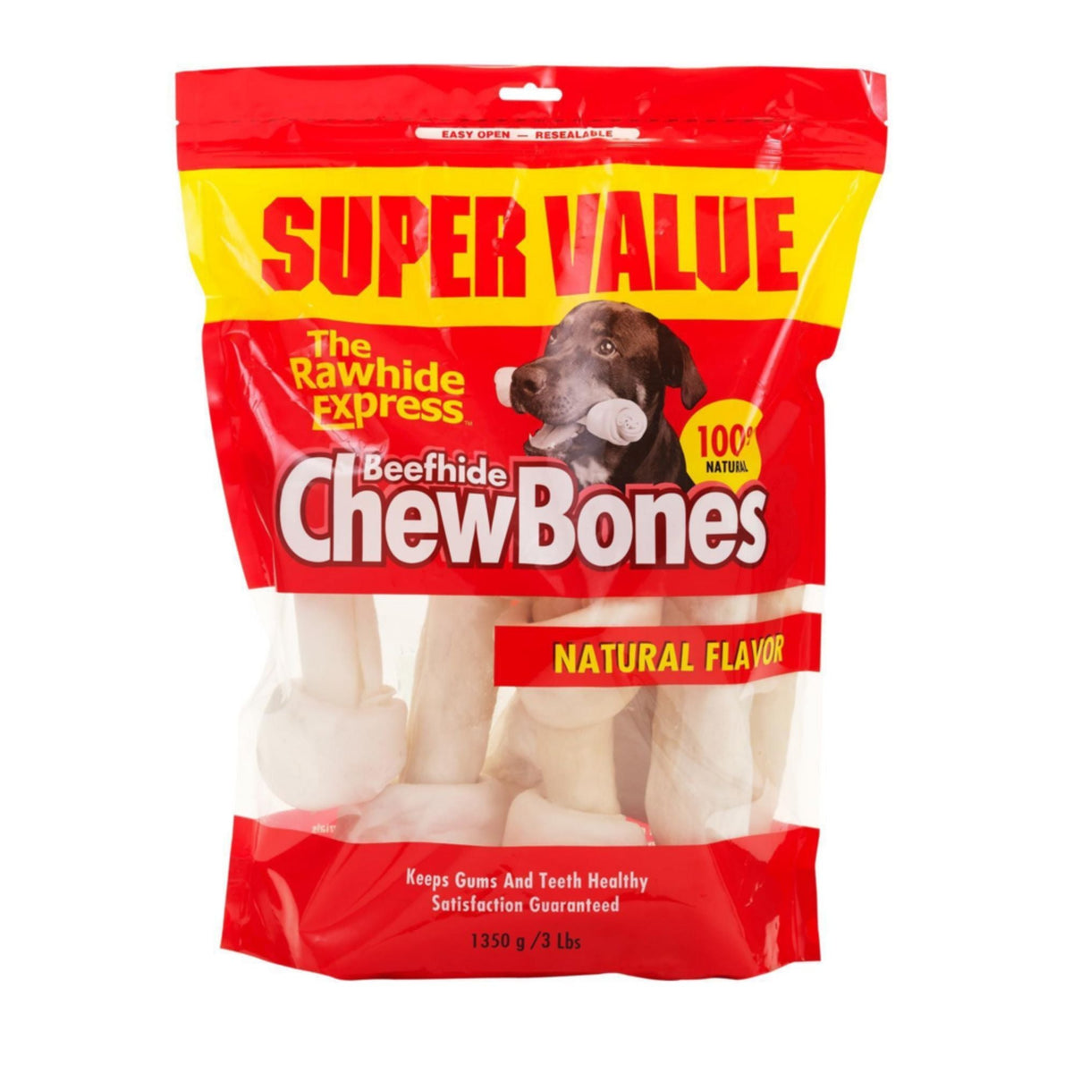 Rawhide Express Assorted Chew Bone 3 lb