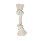 Mammoth 100% Cotton White Rope Bone Medium 12in