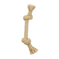 Mammoth Pet Products Flossy Chews EXTRA Peanut Butter Scented Dog Toy 2 Knot Bone, 1ea/MD, 12 in Default Title