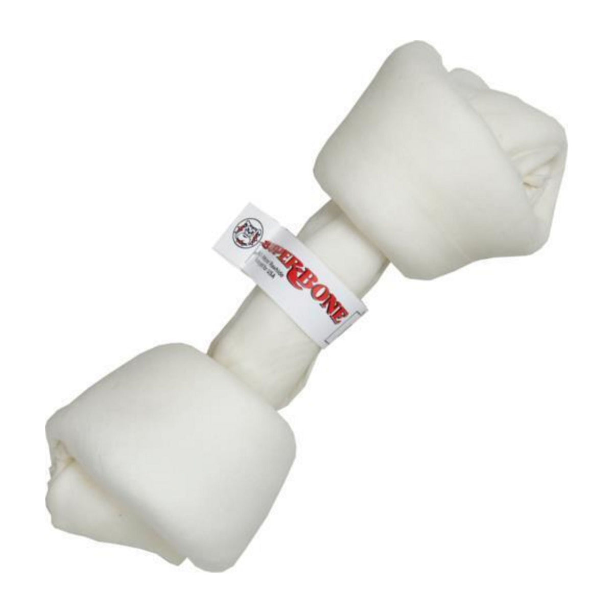 Super Bone White Knot Dog Chew 11"