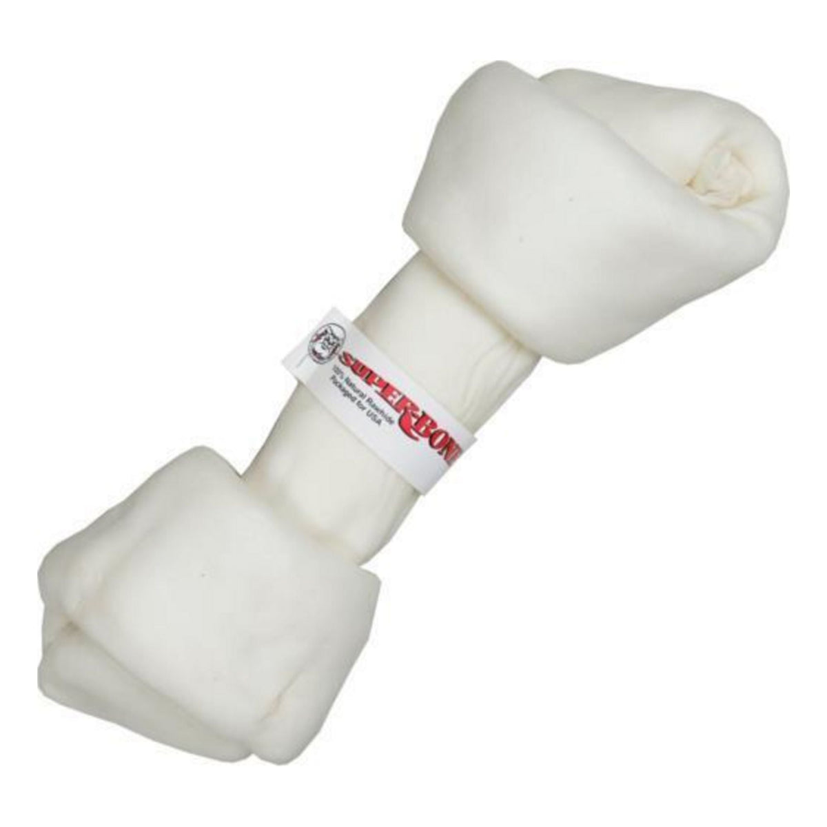 Super Bone White Knot Dog Chew 13"