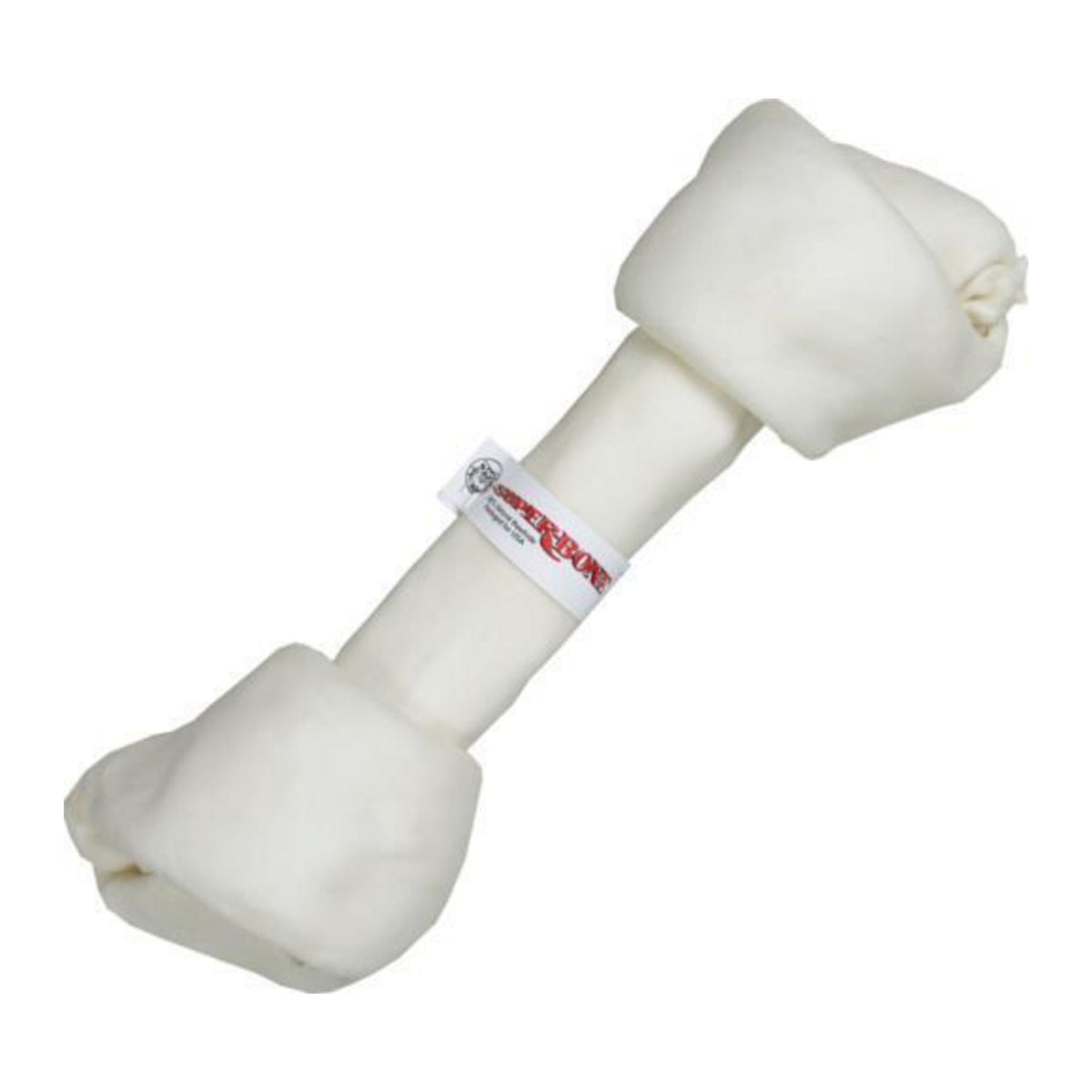 Super Bone White Knot Dog Chew 15-16"