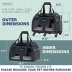 Katziela Luxury Lorry Wheeled Carrier Gray