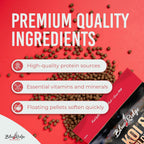 Blue Ridge Fish Hatchery Growth Formula Pellet Fish Food for Koi and Goldfish 1ea/2 lb, LG