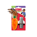 KONG Refillables Catnip Carrot with Feather Cat Toy Orange 1ea/One Size