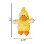 KONG Refillables Catnip Duckie Cat Toy Yellow 1ea/One Size