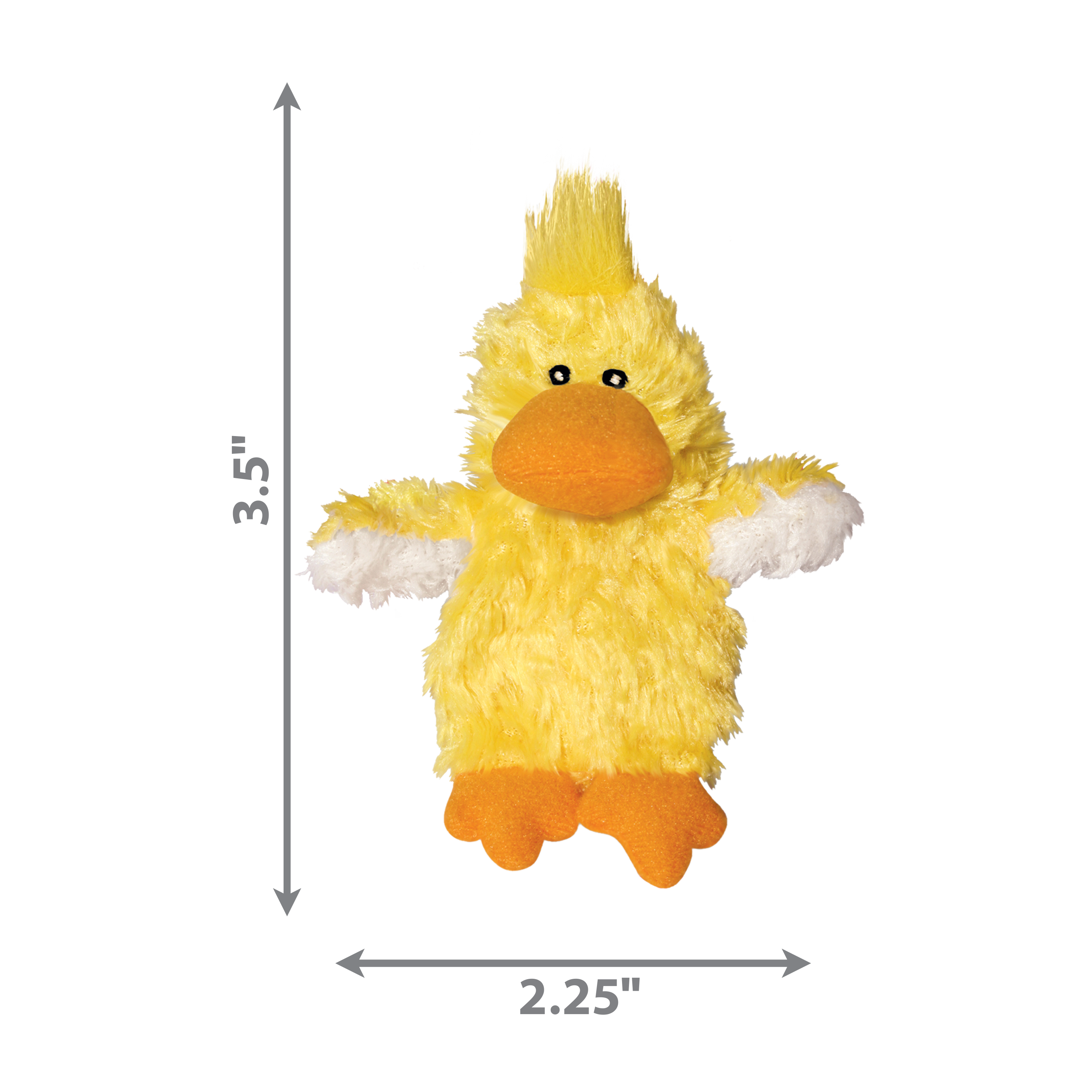 KONG Refillables Catnip Duckie Cat Toy Yellow 1ea/One Size