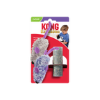 KONG Refillables Catnip Purple and Frosty Mice Cat Toy Purple, Frosty Grey 1ea/One Size, 2 pk