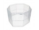 Marshall Pet Products Small Animal Play Pen White 1ea