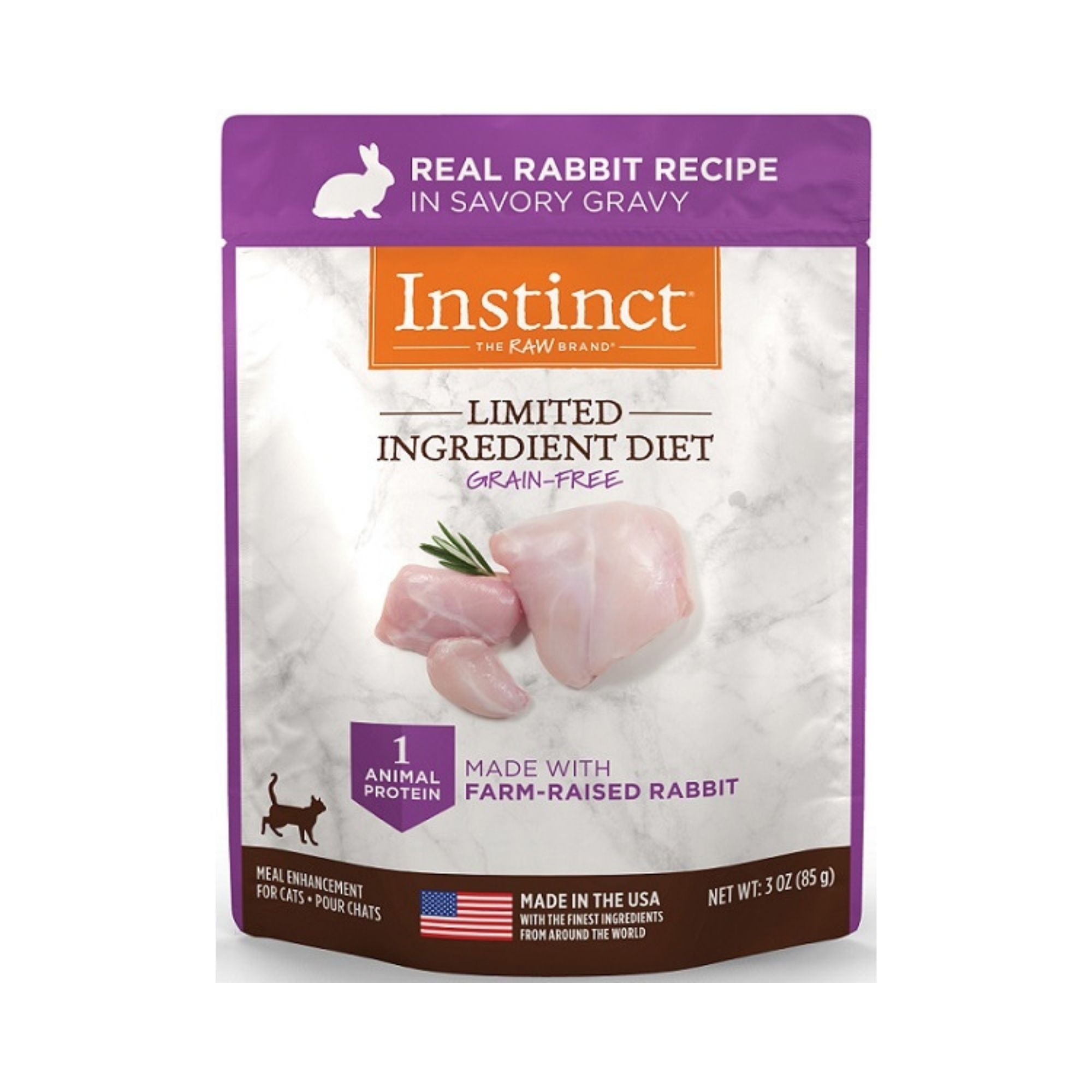 Instinct Cat Pouch Healthy Cravings Rabbit 3oz. (Case of 24)