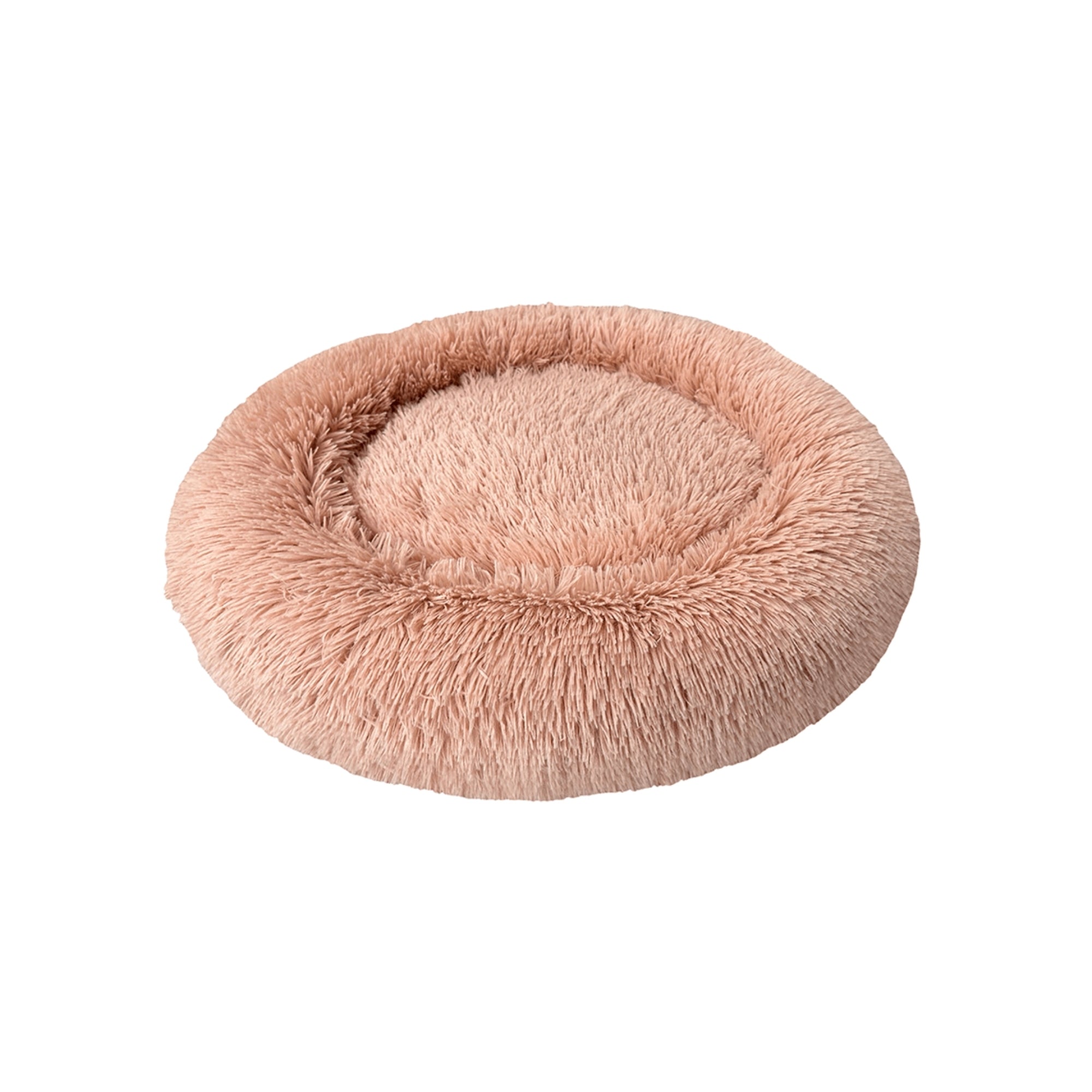 Ethical Pet Sleep Zone Luxe Round Faux Fur 22? Dusty Rose