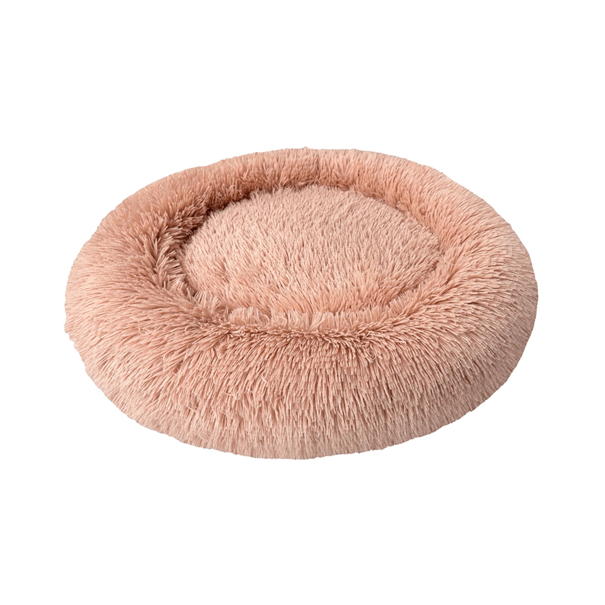 Ethical Pet Sleep Zone Luxe Round Faux Fur 27? Dusty Rose