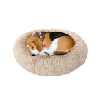 Ethical Pet Sleep Zone Luxe Round Faux Fur 27? Taupe