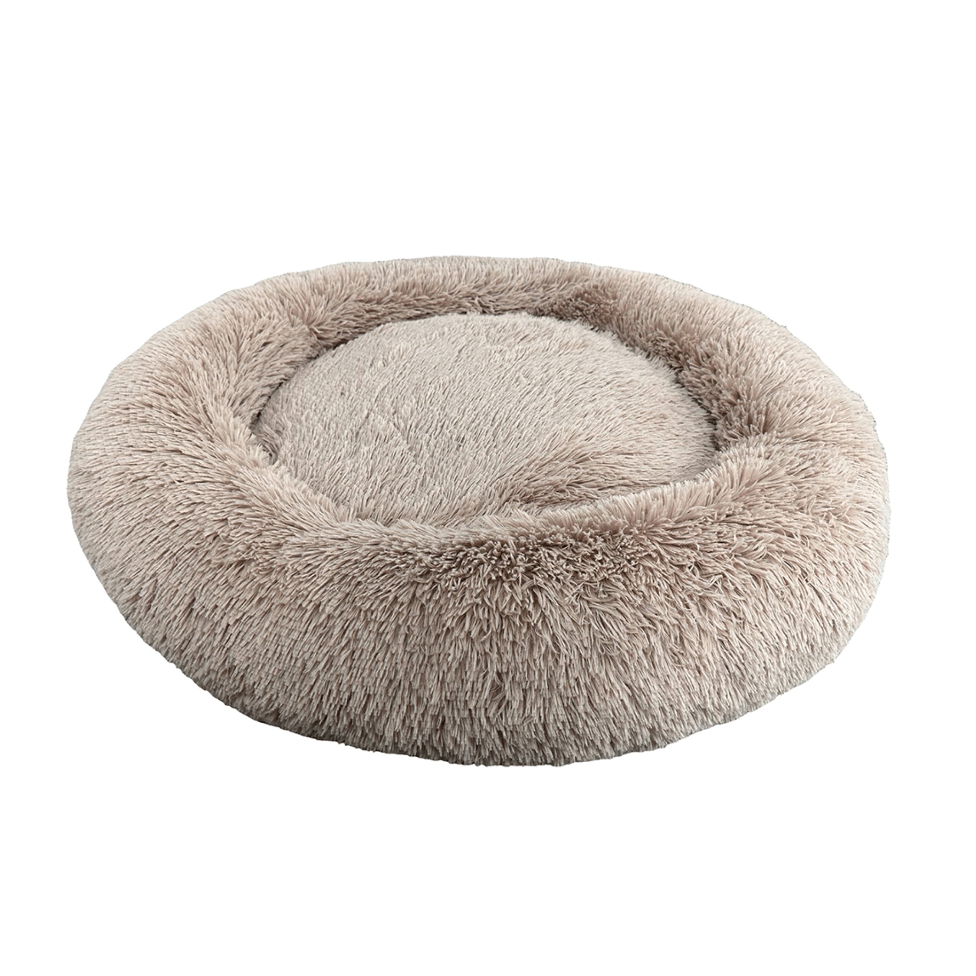Ethical Pet Sleep Zone Luxe Round Faux Fur 39? Taupe