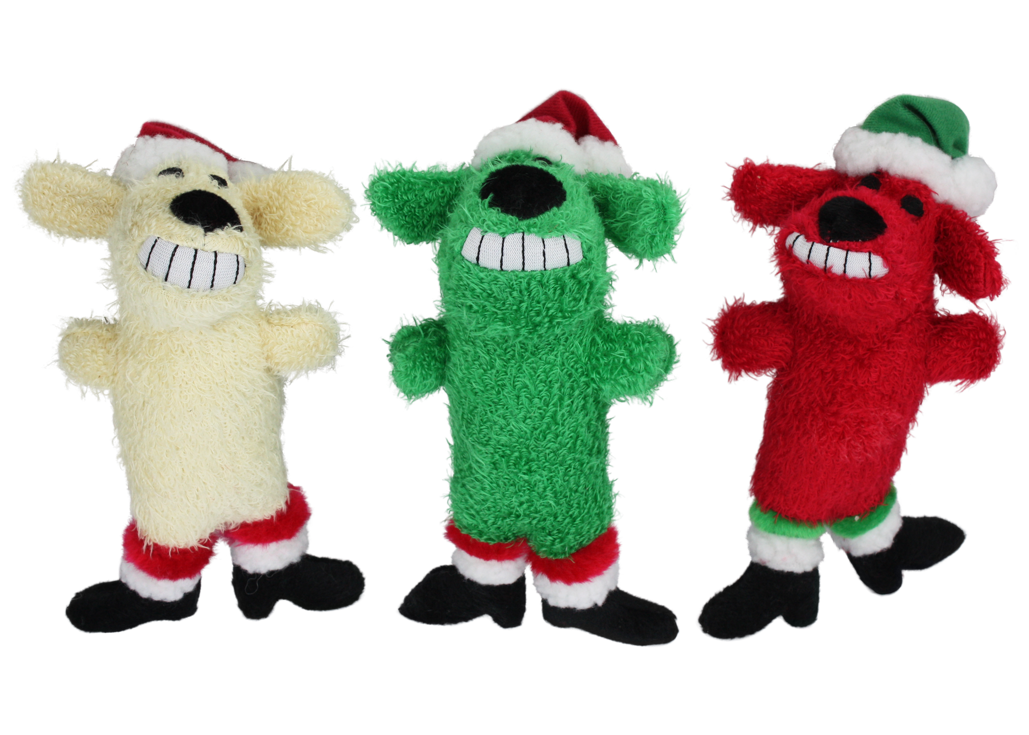 Multipet Loofa Santa(Assorted) 6 Inch