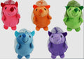 Multipet Hedgehog Plush Dog Toy Assorted 8 in