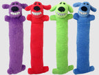 Multipet Original Loofa Dog Toy Assorted 12 in