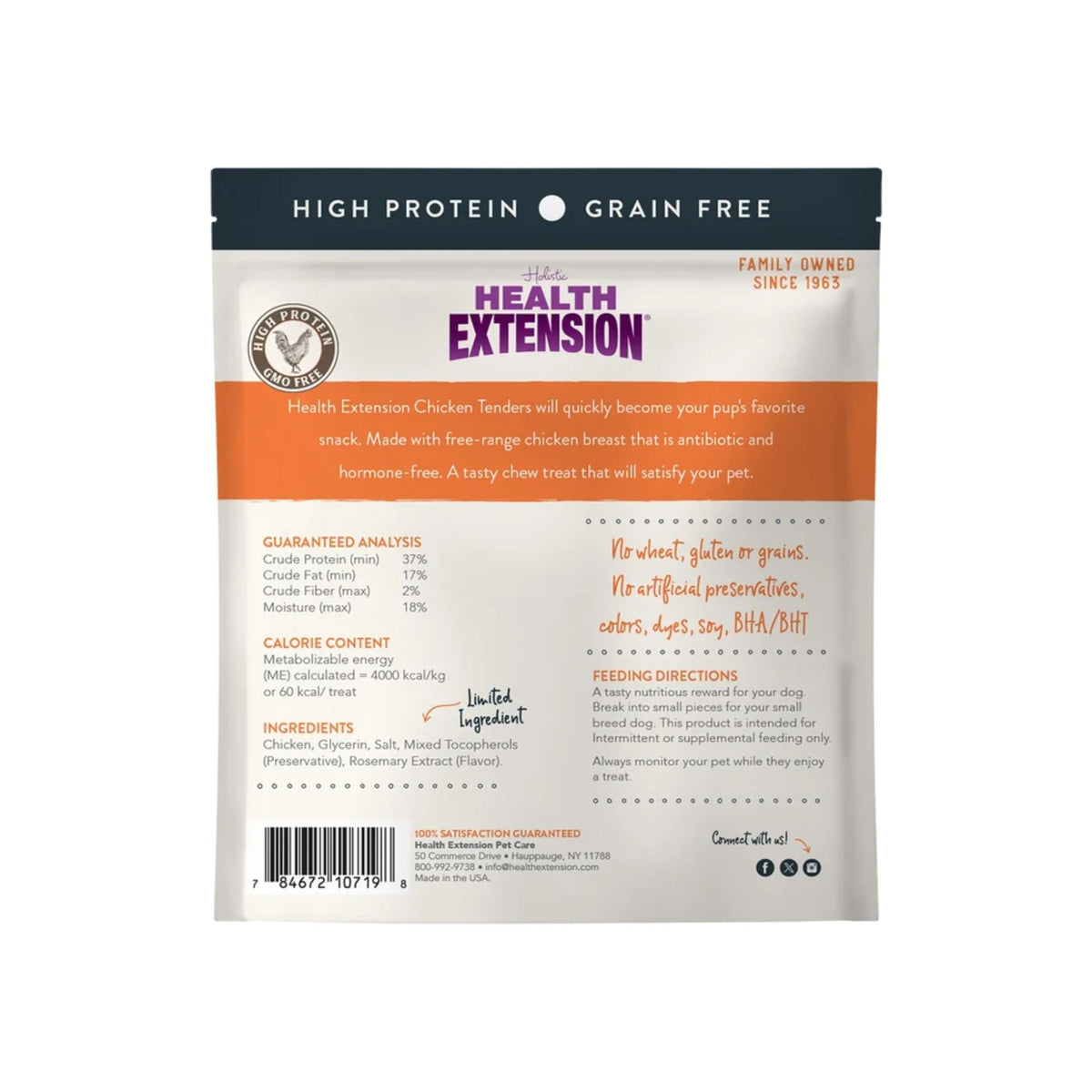 Health Extension Crispy Gourmet Chicken Tenders Treat 4oz.