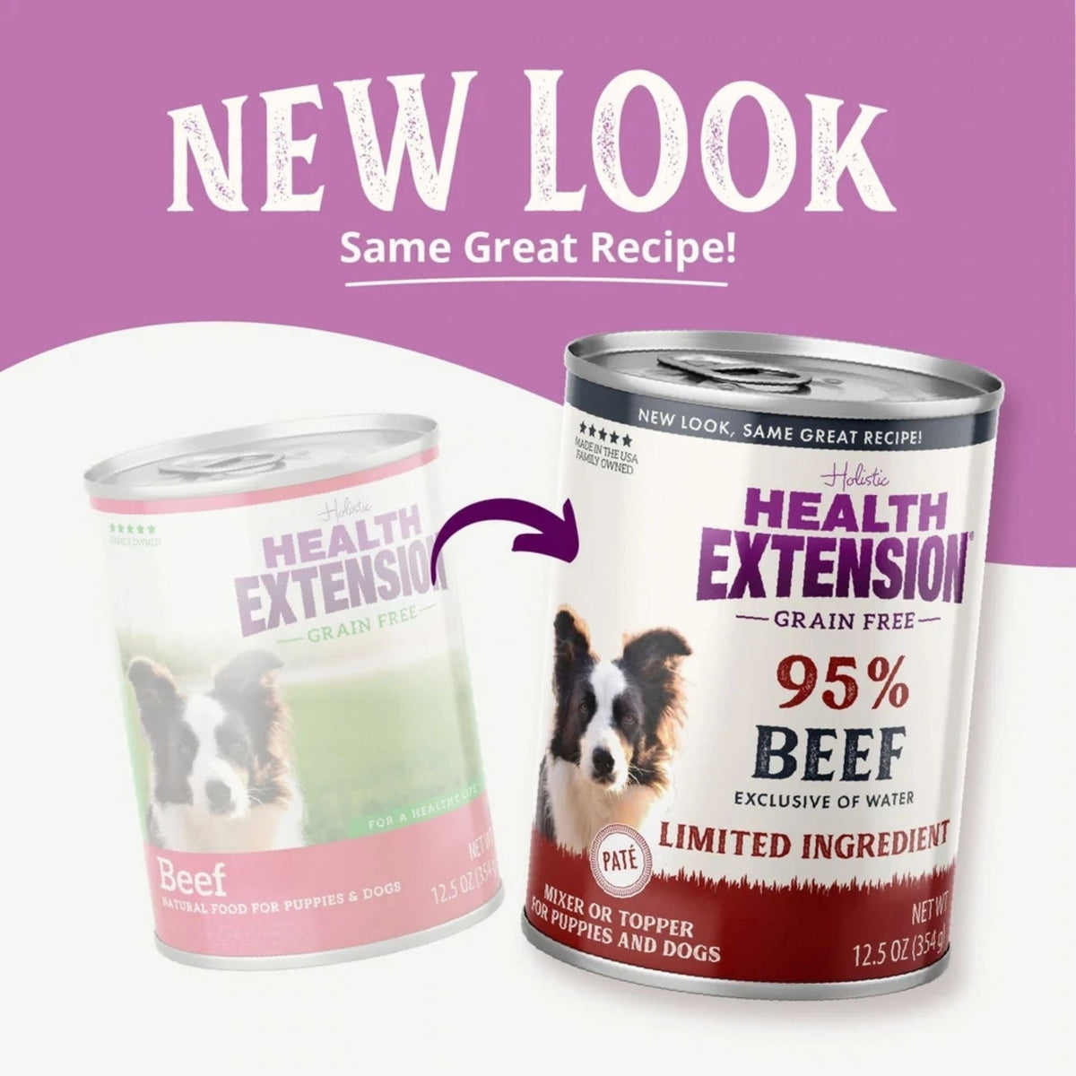 Health Extension Beef Dog 12.5oz. (Case of 12)